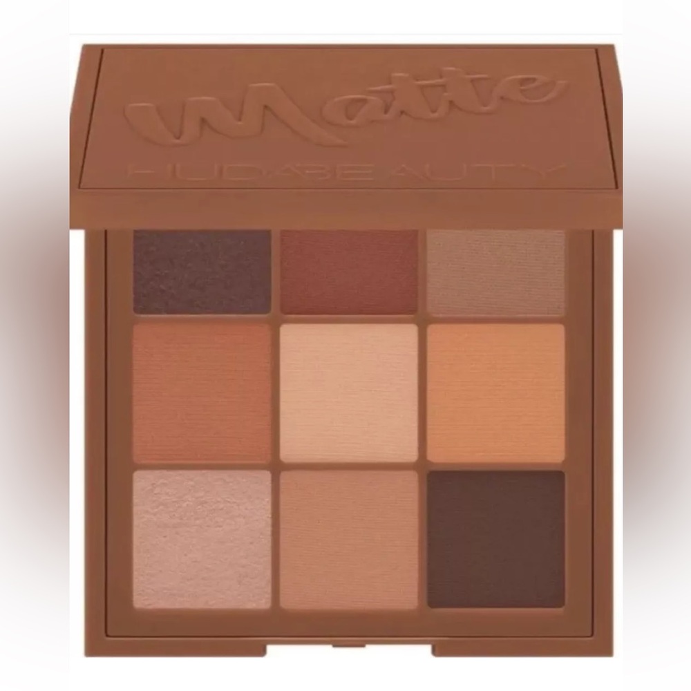 Huda Beauty Matte Eyeshadow Palette "Warm Matte Obsessions" NEW In Box